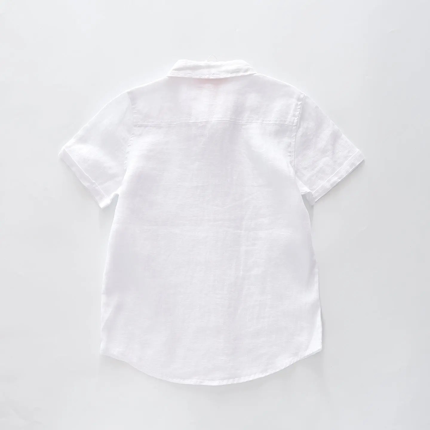100% White Linen Shirt Ollies Place