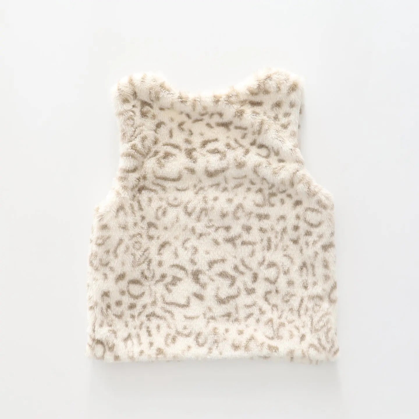Animal Print Fur, Junior Girls Vest Ollies Place
