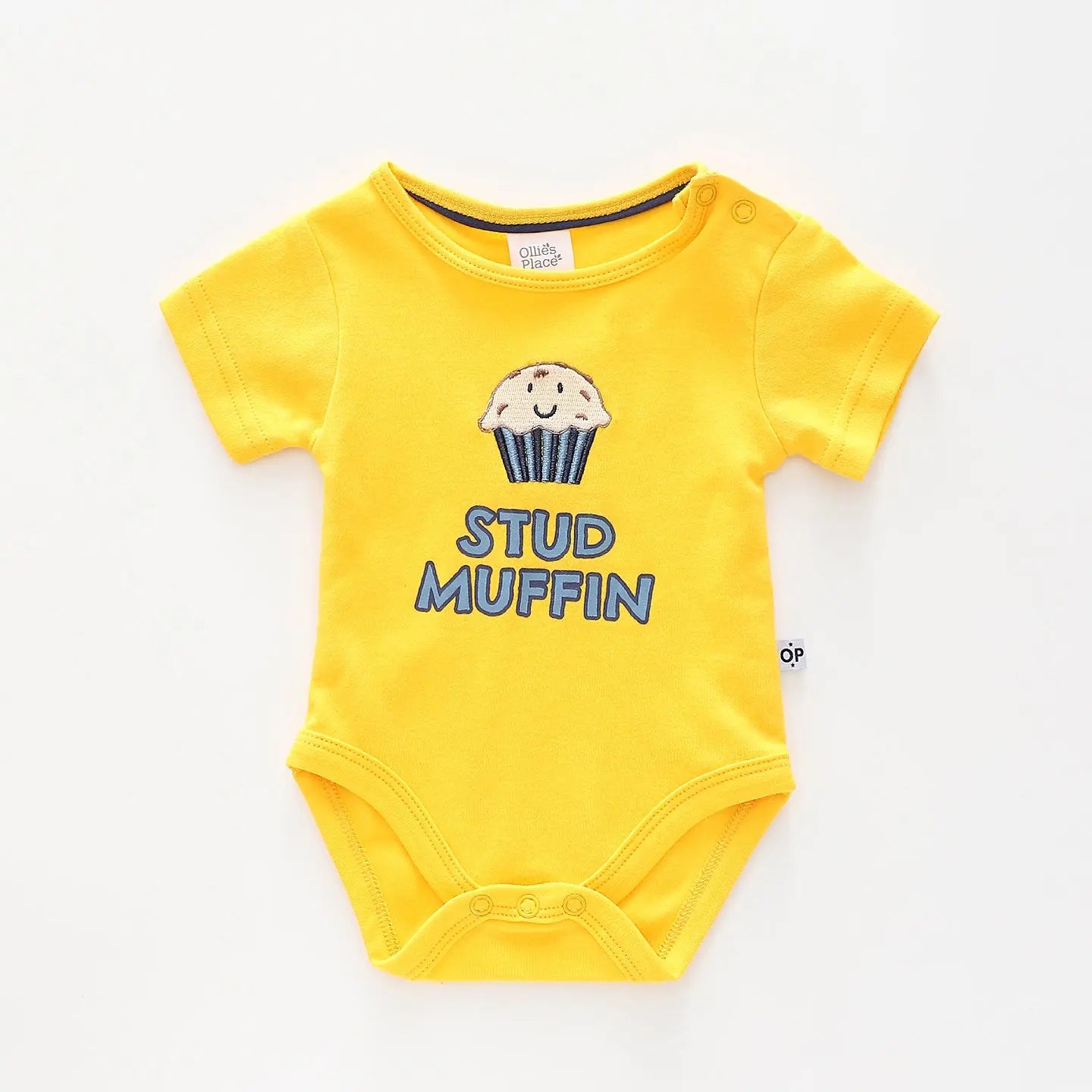 Baby Boy's Stud Muffin Bodysuit Ollies Place