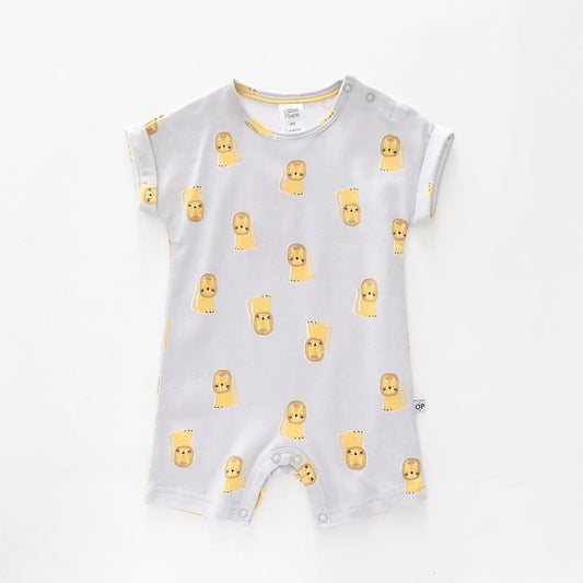 Baby Boys Lion Short Romper Ollies Place