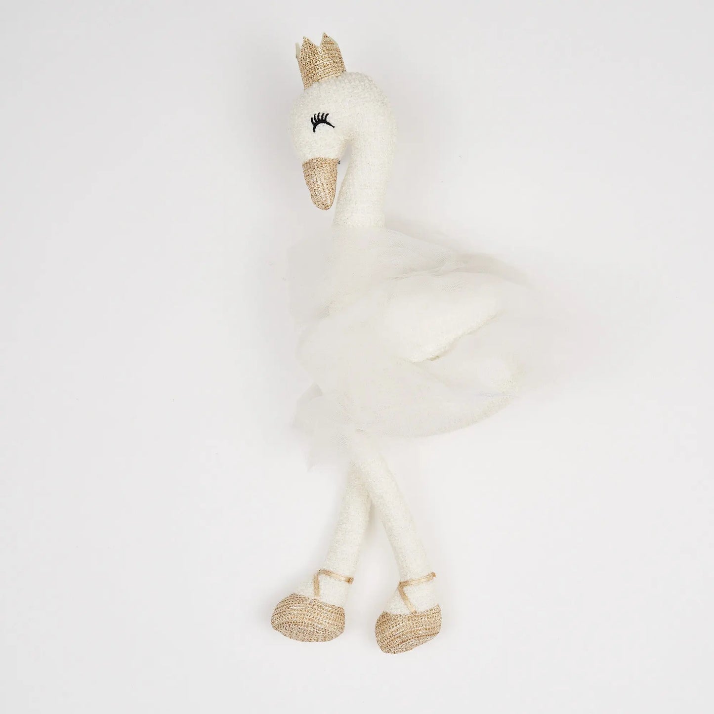 Baby Girl White Crochet Ballerina Swan Ollies Place