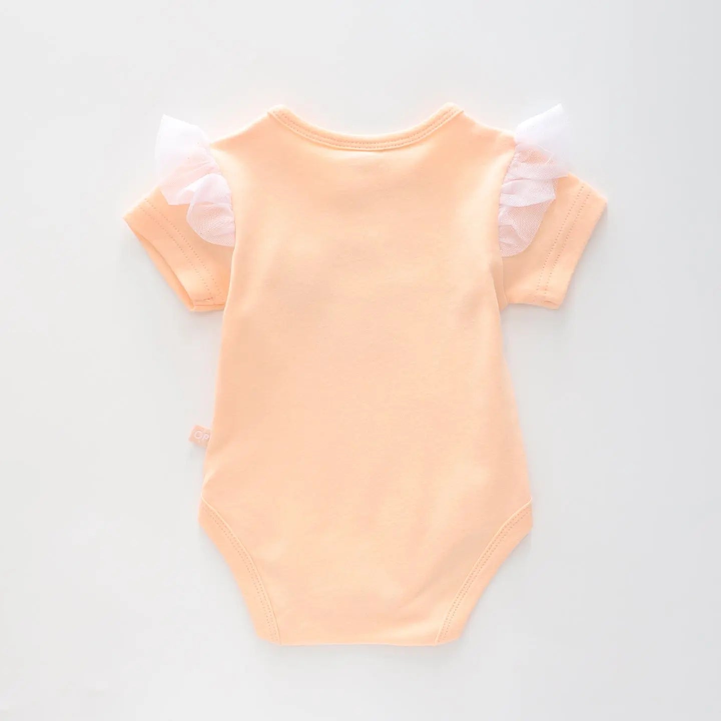 Baby Girls Little Sister Peach Bodysuit Ollies Place