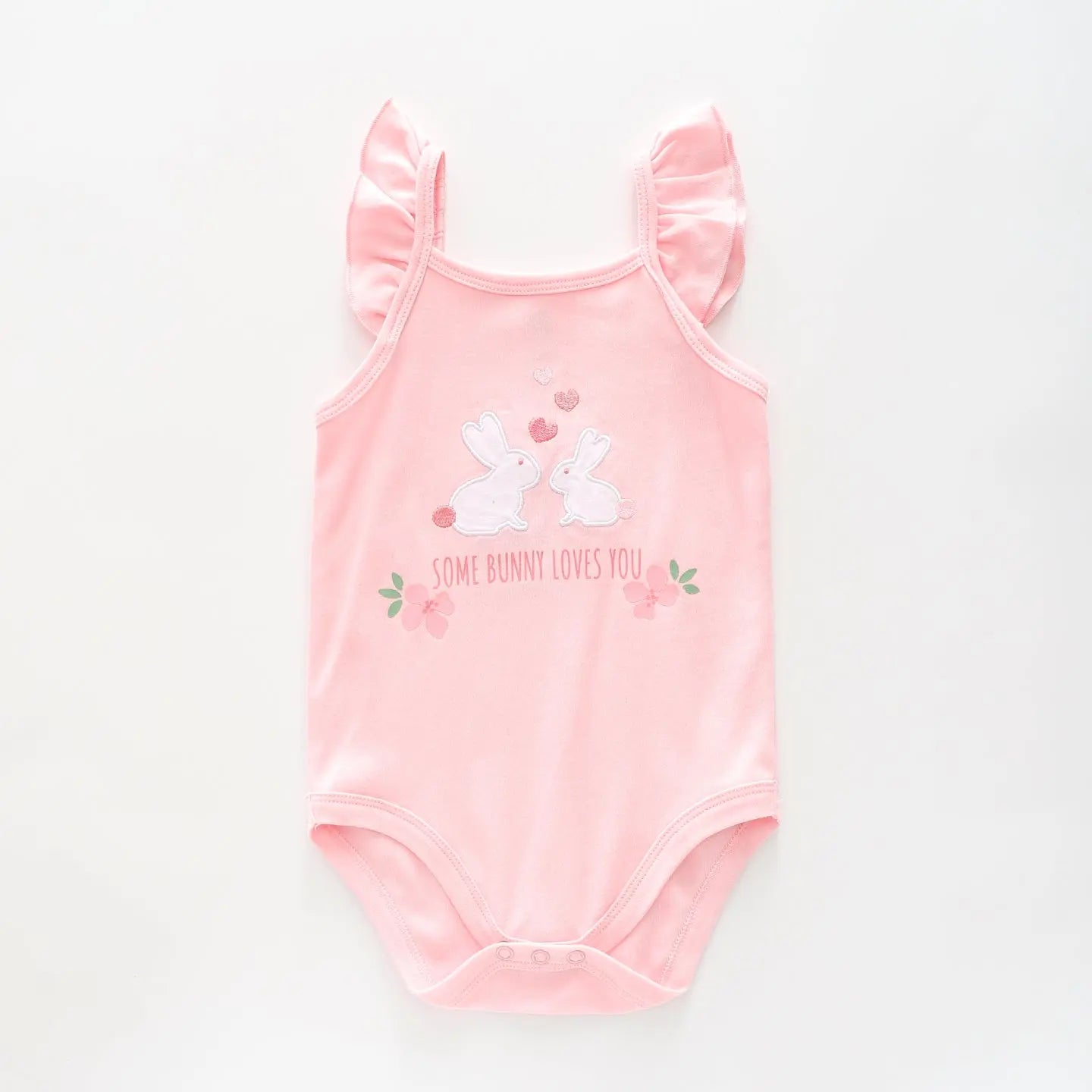 Baby Girls Some Bunny Loves You Bodysuit Ollies Place