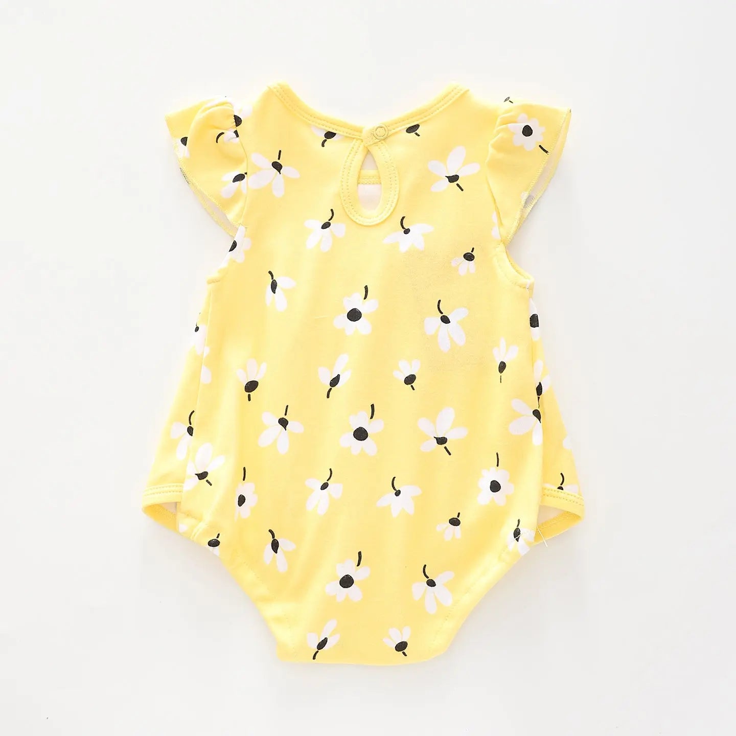Baby Girls Sunshine Yellow, Romper Dress Ollies Place