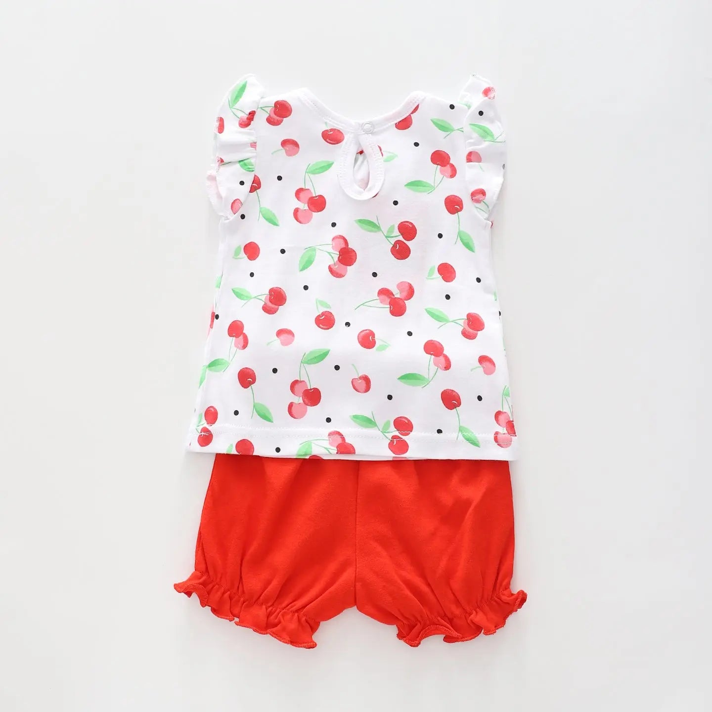 Baby Girls Sweet Cherry Top and Bloomers Set Ollies Place