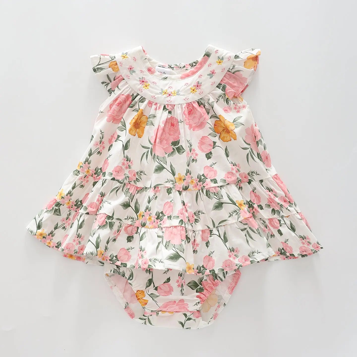 Baby Girls Vintage Floral Dress Set Ollies Place