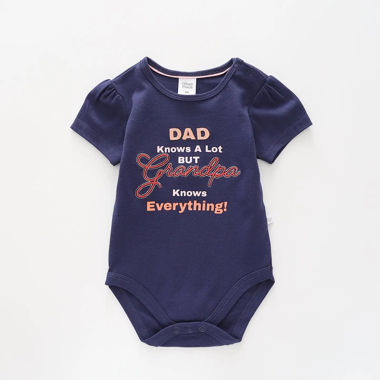Baby Girls, Dad Knows Bodysuit Ollies Place
