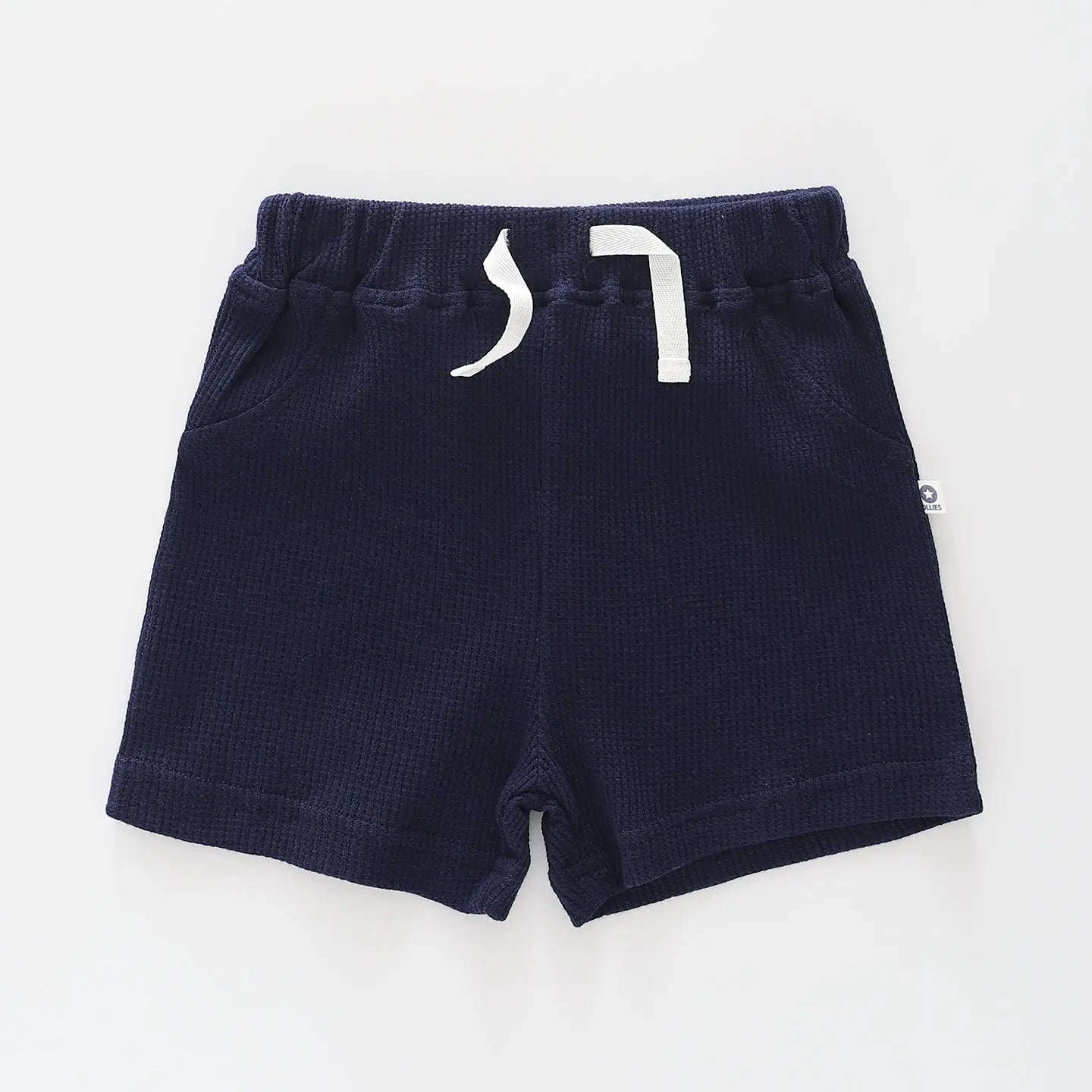 Baby Navy Waffle Shorts Ollies Place