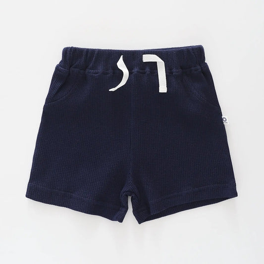 Baby Navy Waffle Shorts Ollies Place