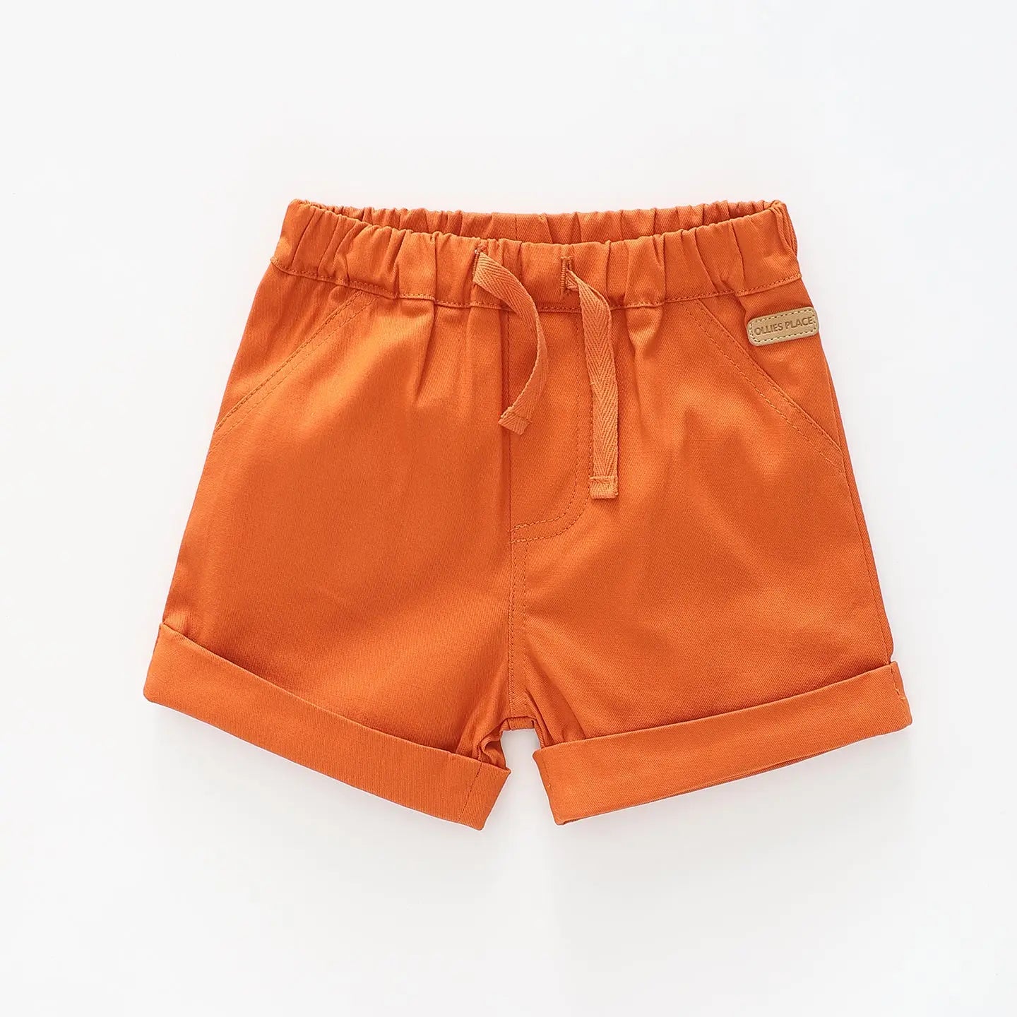 Baby and Infant Boys Burnt Orange Shorts Ollies Place
