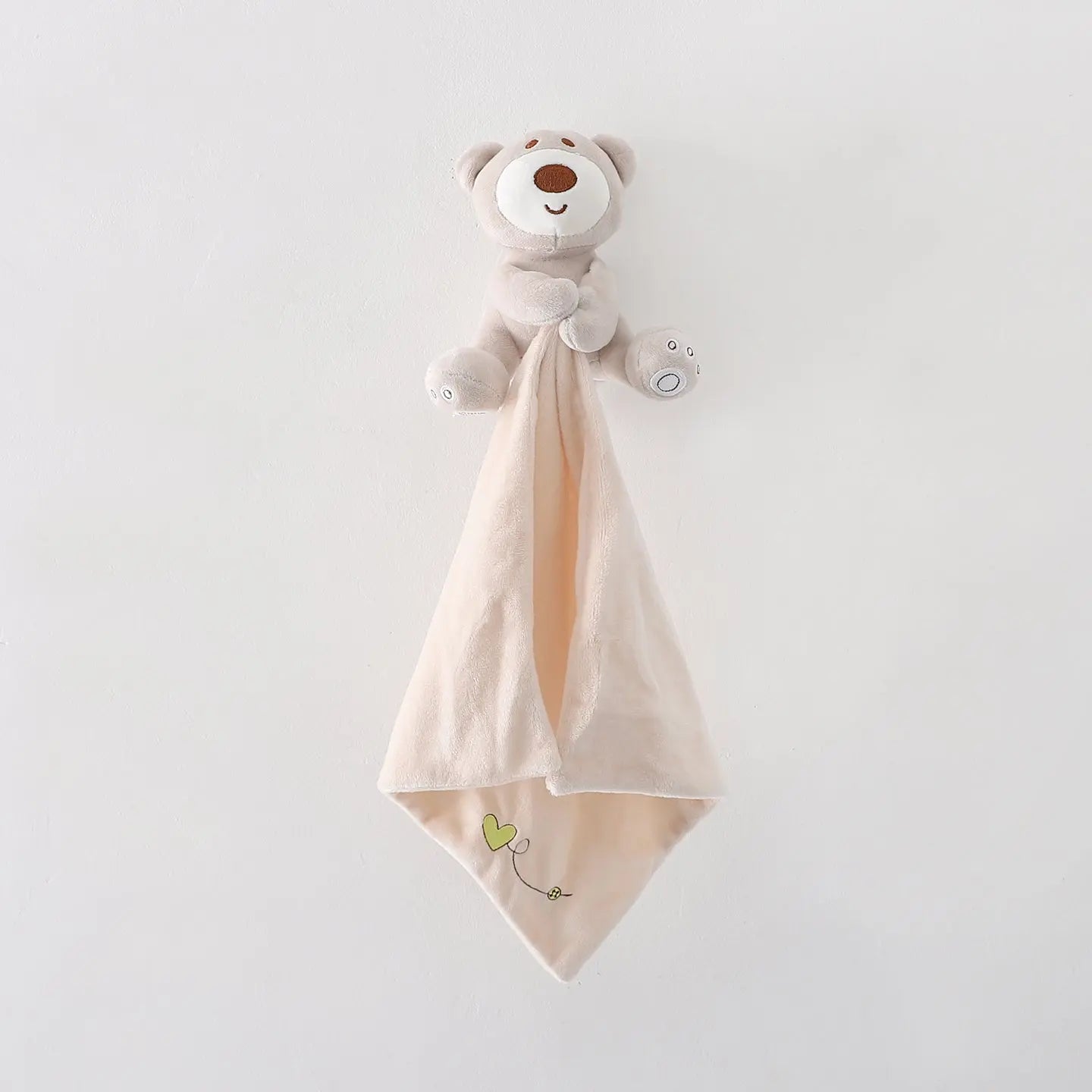 Beige Bear Comfort Blanket Ollies Place