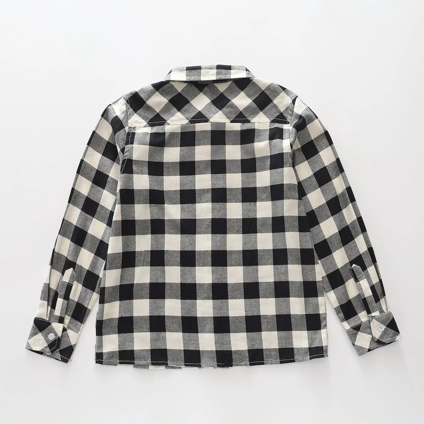 Black Check LS Shirt Ollies Place