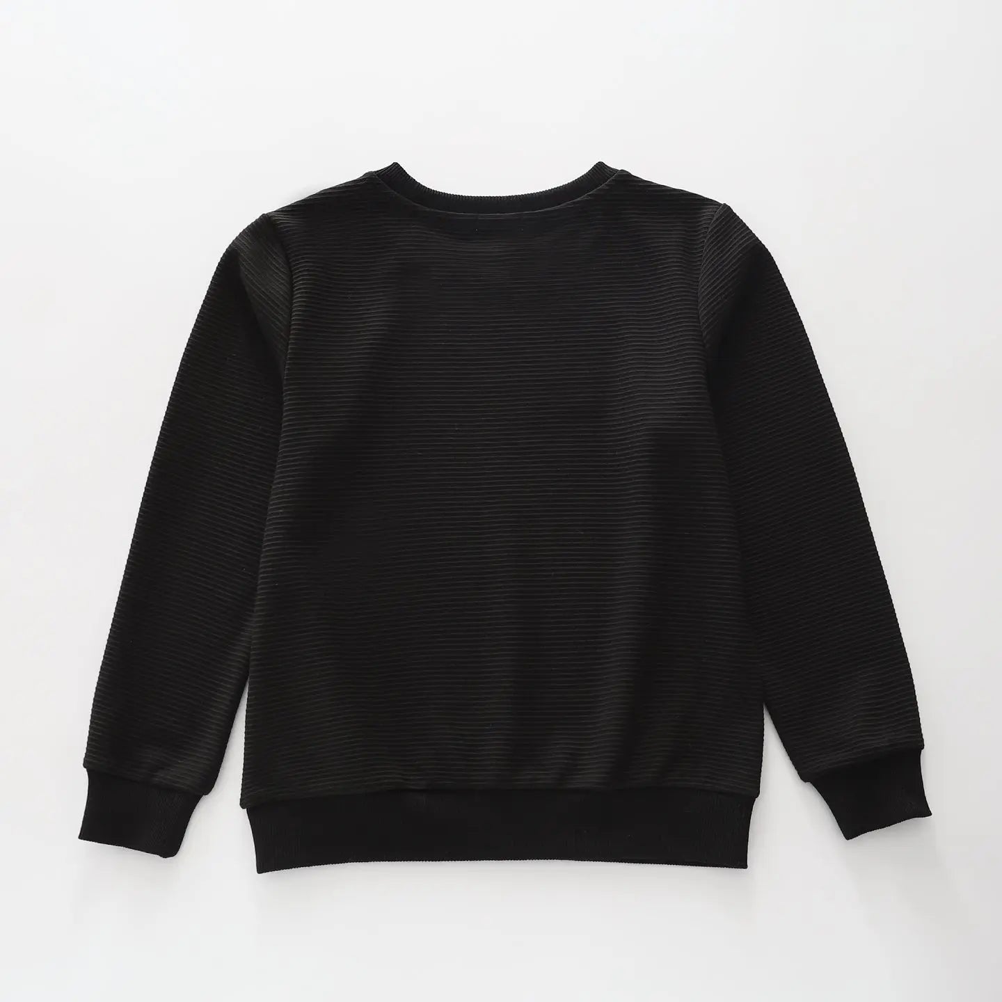 Black Textured LS Top Ollies Place