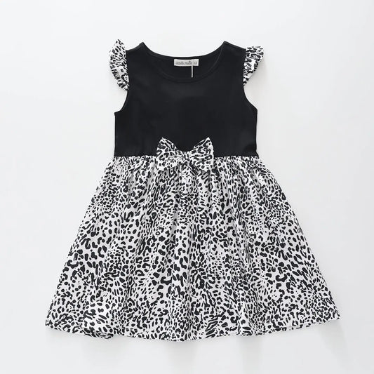 Black and White Animal Print Dress Ollies Place