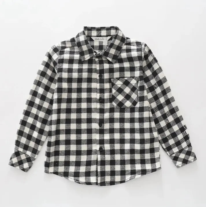Black and White Check Shirt Ollies Place