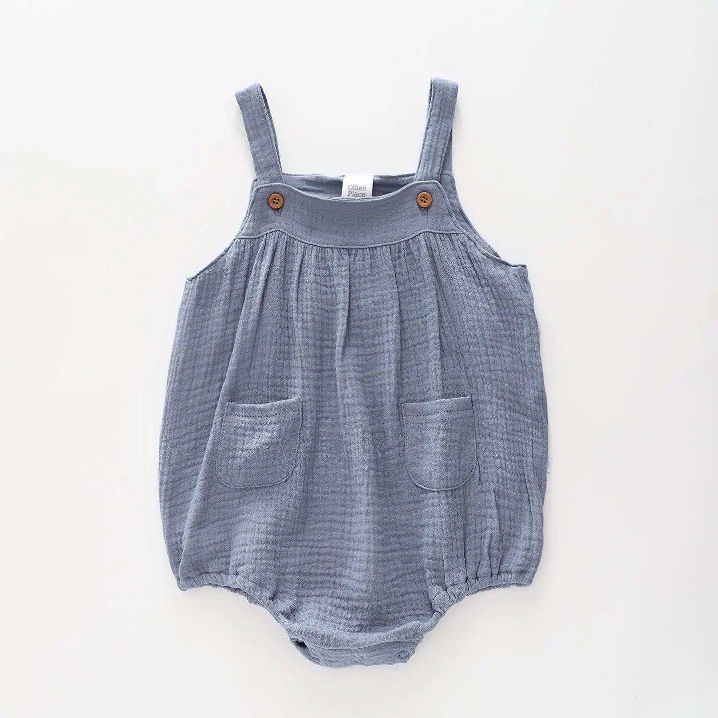 Blue Baby Boho Romper Ollies Place