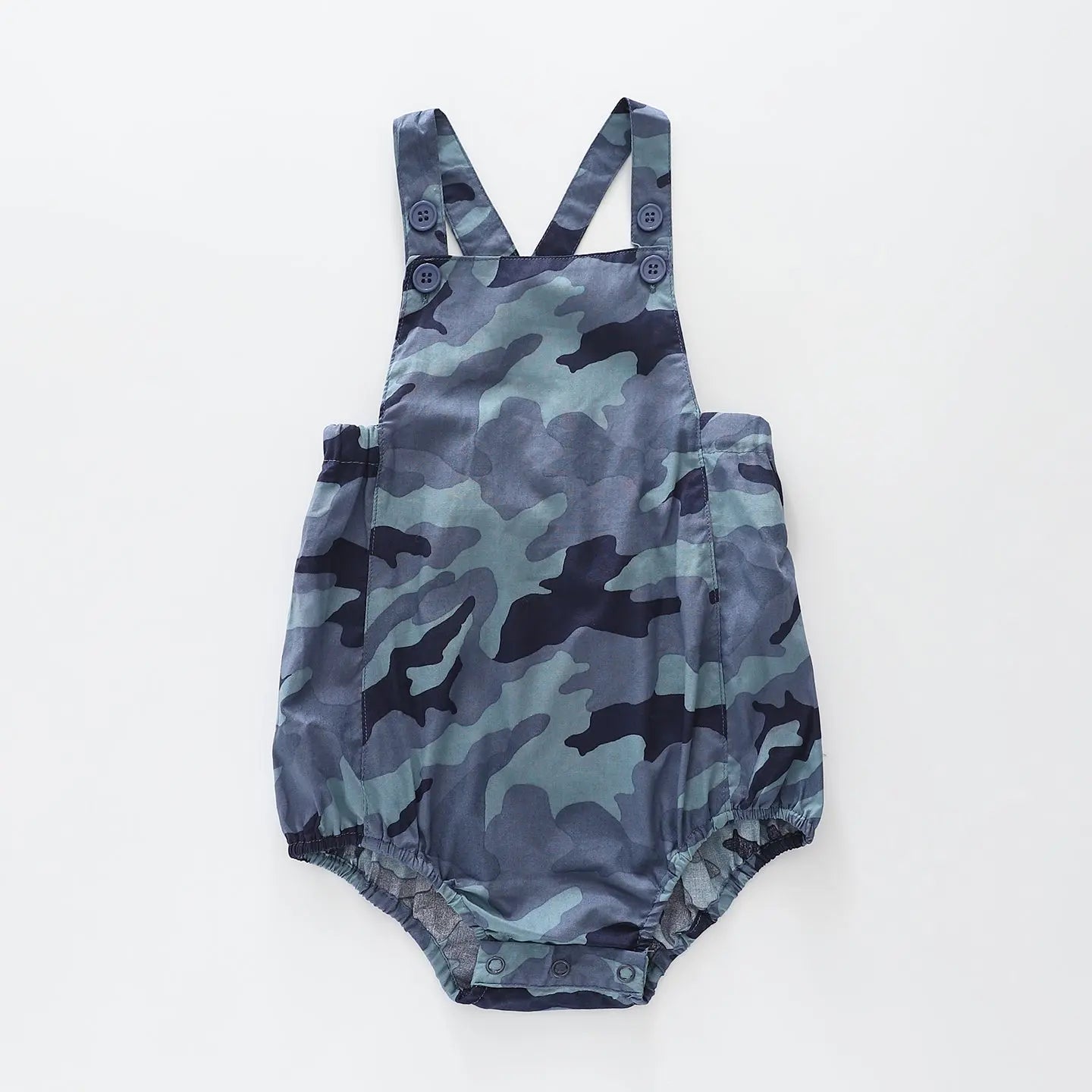Blue Camo Baby Romper Ollies Place