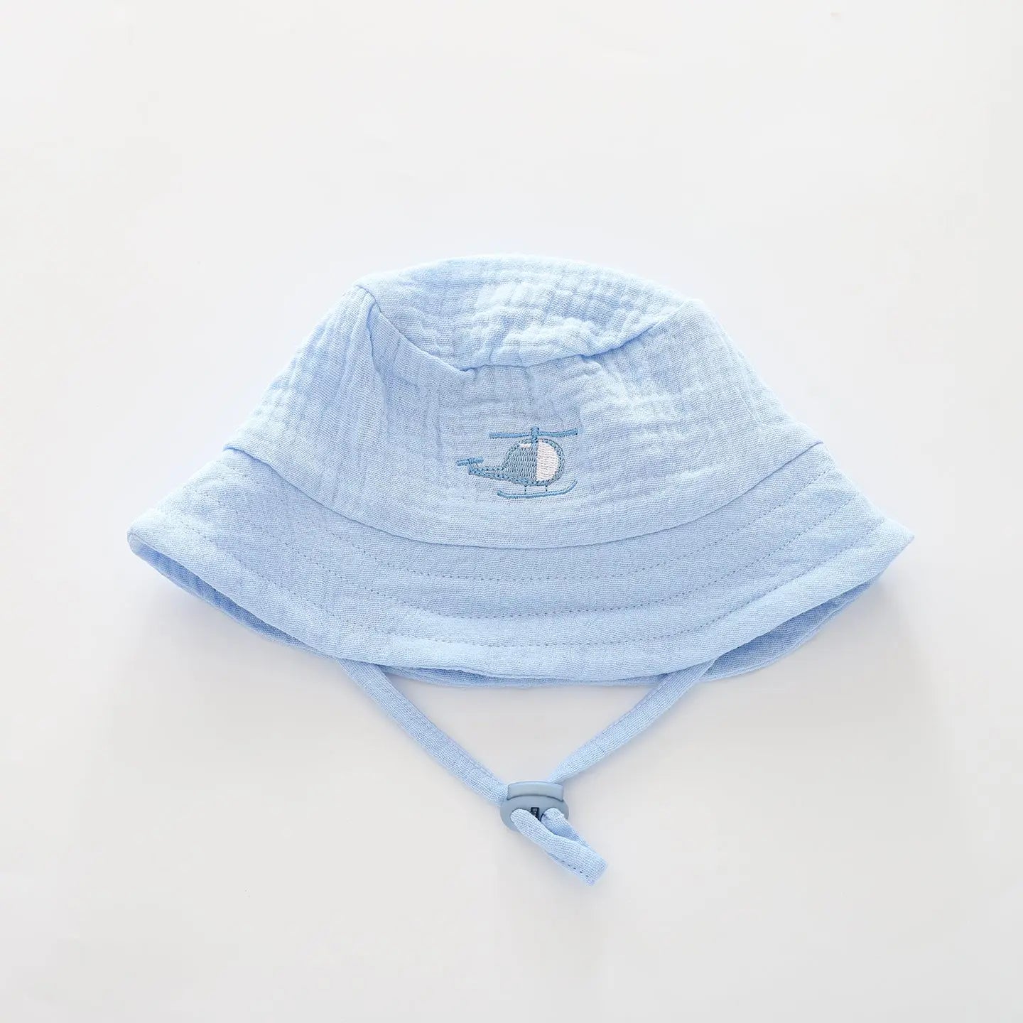 Blue Cheesecloth Bucket Hat Ollies Place