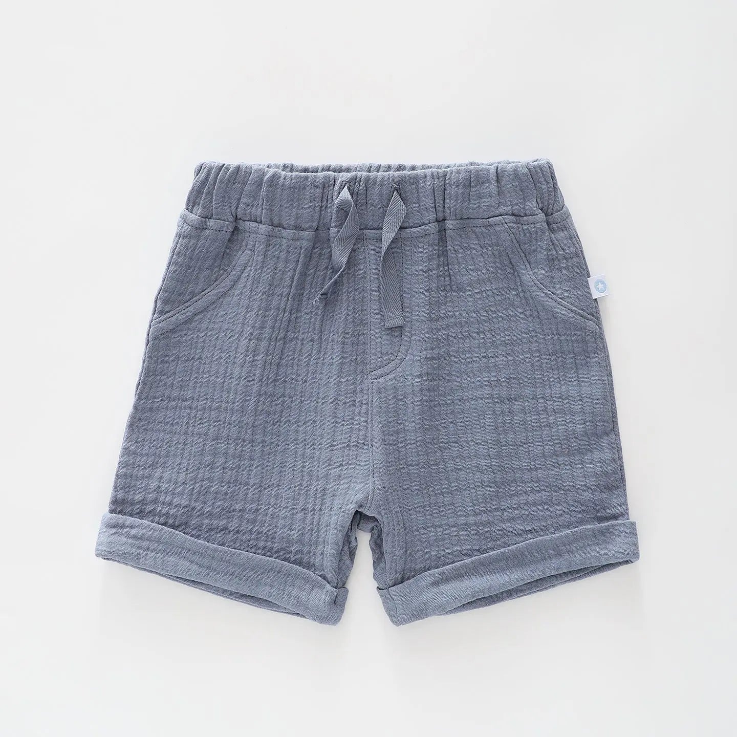 Blue Cheesecloth Shorts Ollies Place