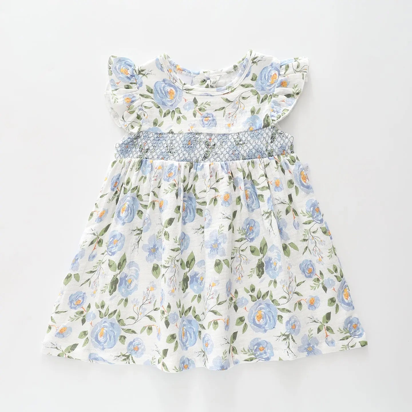 Blue Florals Dress Ollies Place