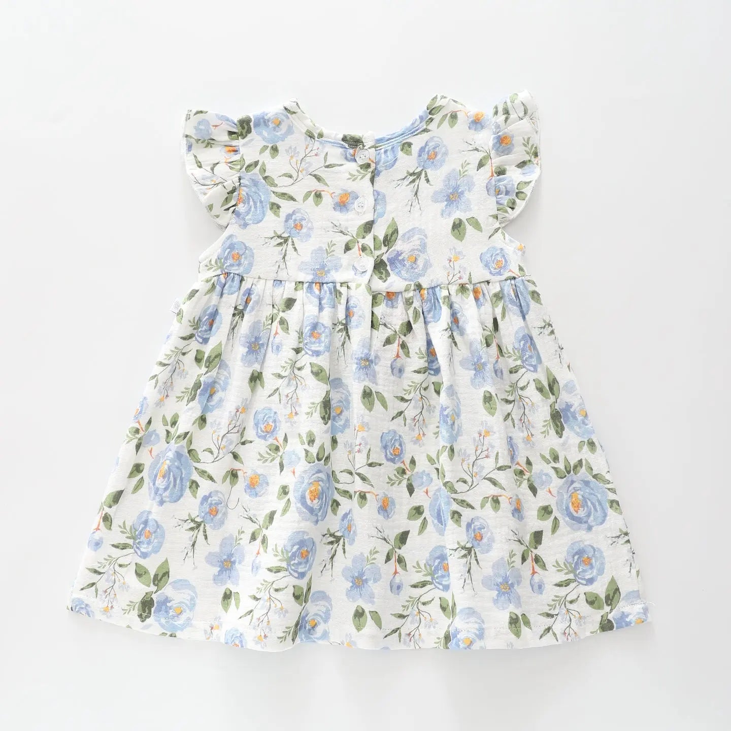 Blue Florals Dress Ollies Place