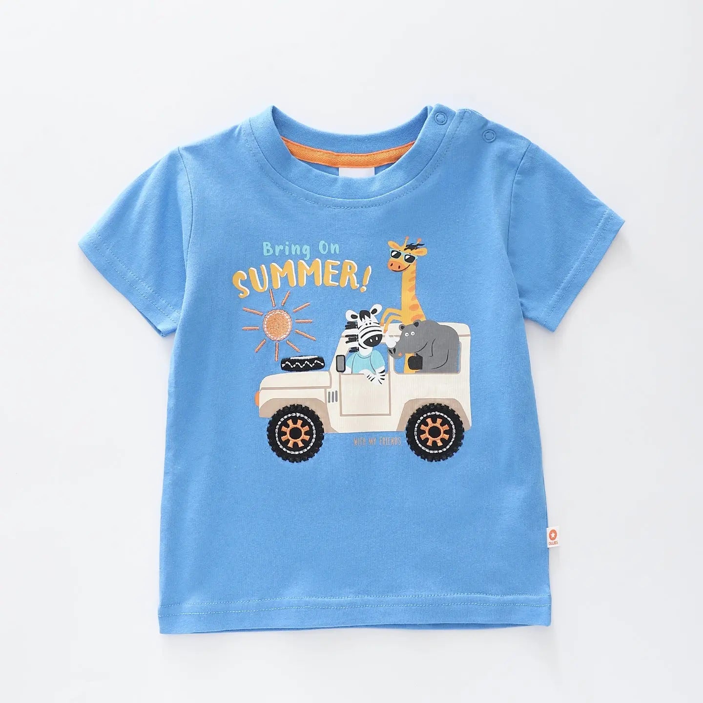 Blue Safari T-shirt Ollies Place