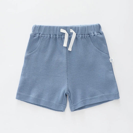 Blue Waffle Shorts Ollies Place