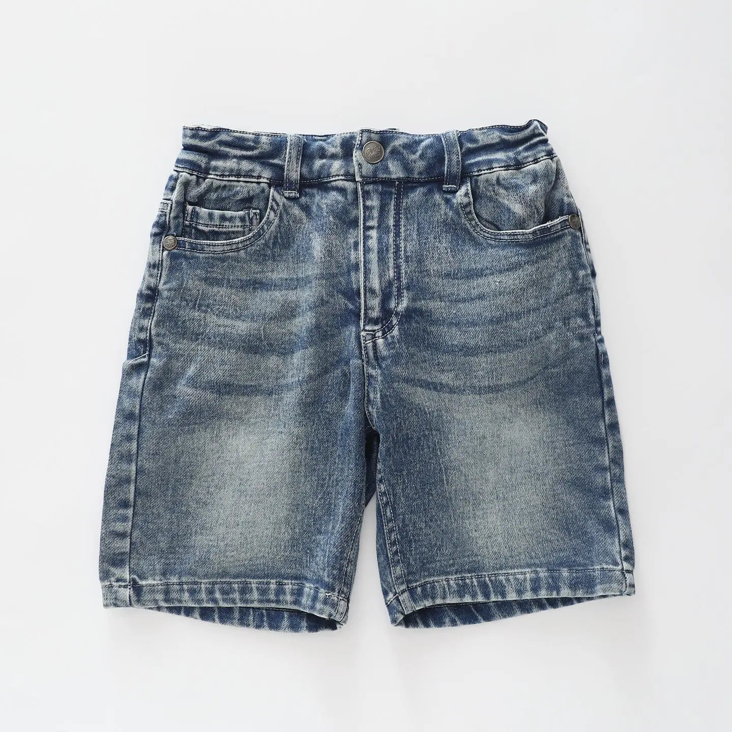 Blue Wash Kids Denim Shorts Ollies Place