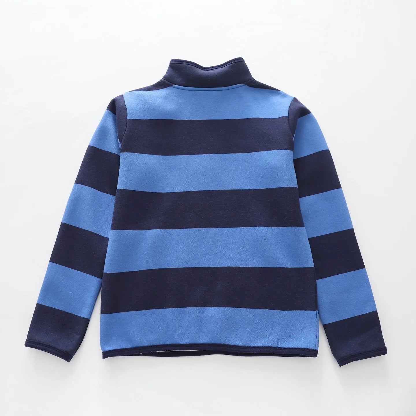 Blue and Black Fleece Sweat Top Ollies Place