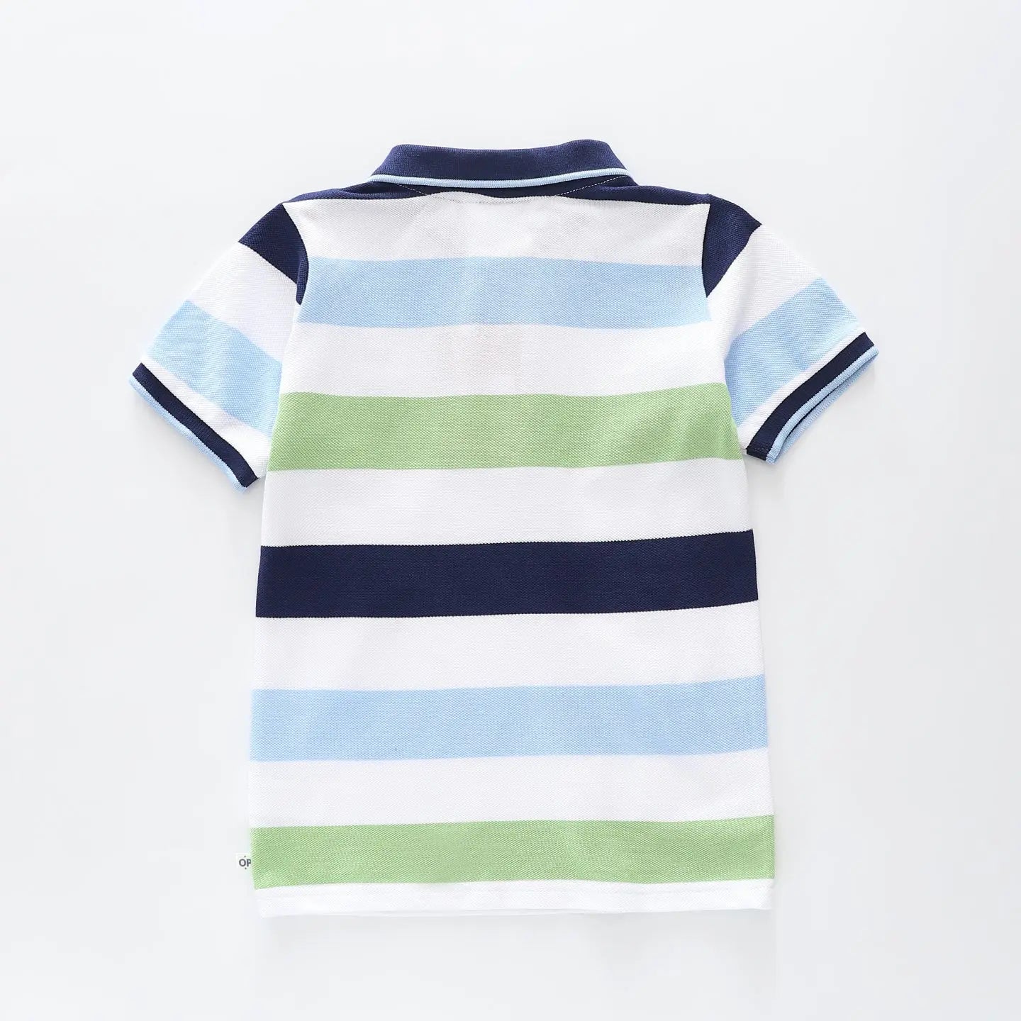 Blue and Green Striped Polo Ollies Place