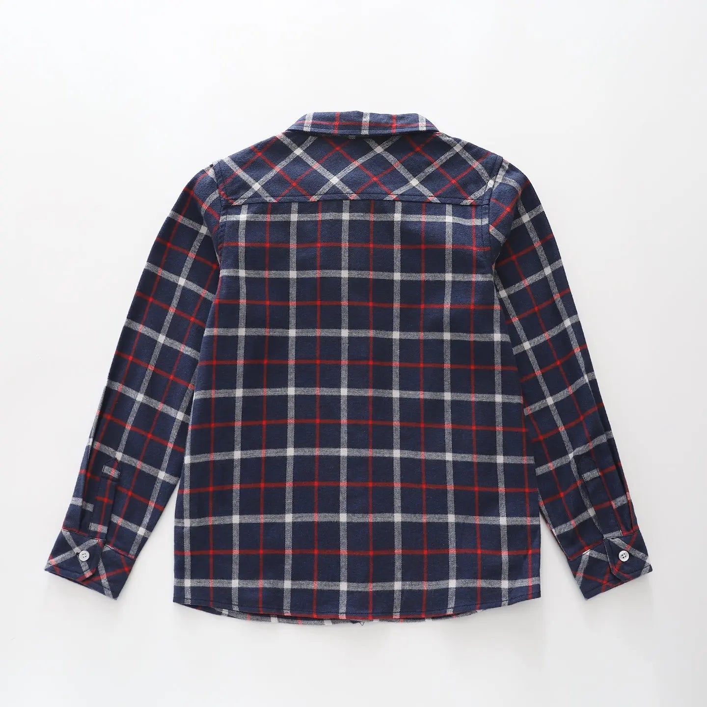 Blue and Red Plaid Shirt Ollies Place