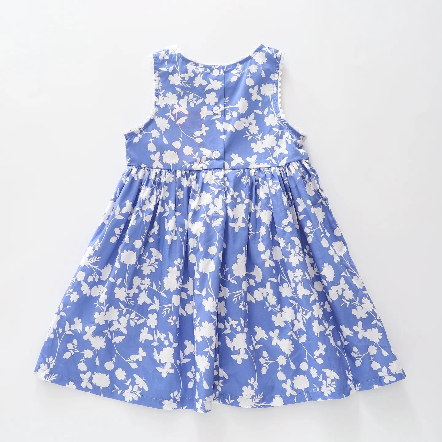 Blue and White Floral Dress Ollies Place