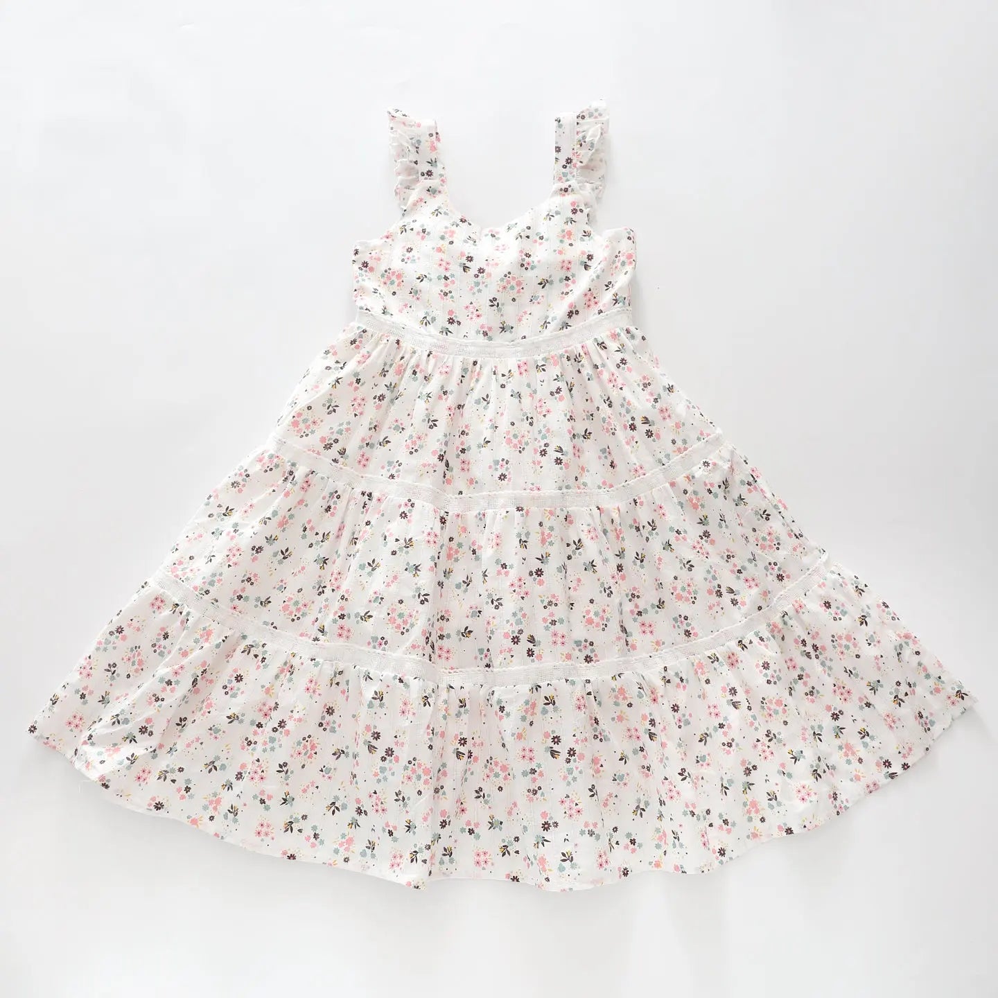 Bohemian Tie Back Girls Dress Ollies Place