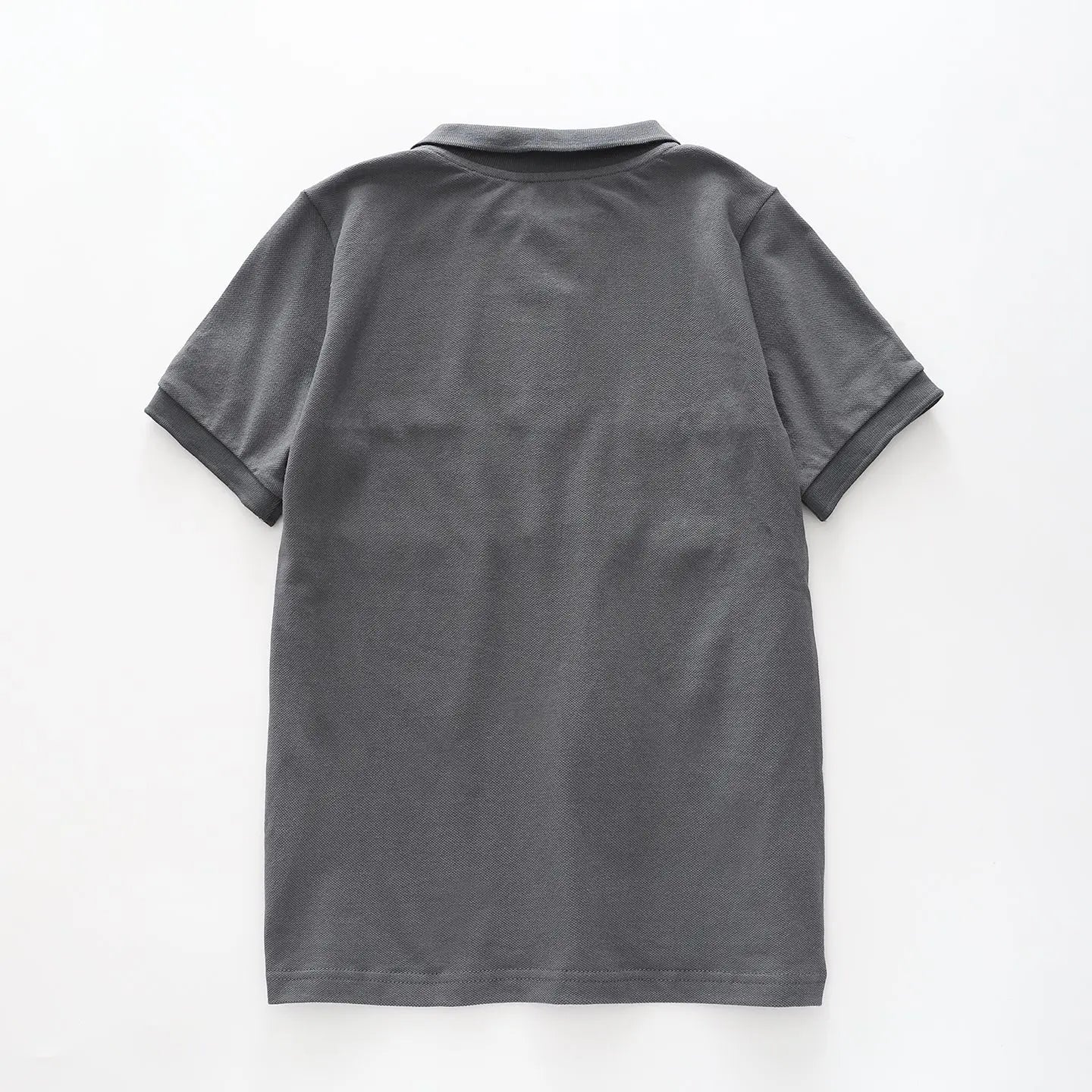 Boy's Grey And Black Stripe Polo Shirt Ollies Place