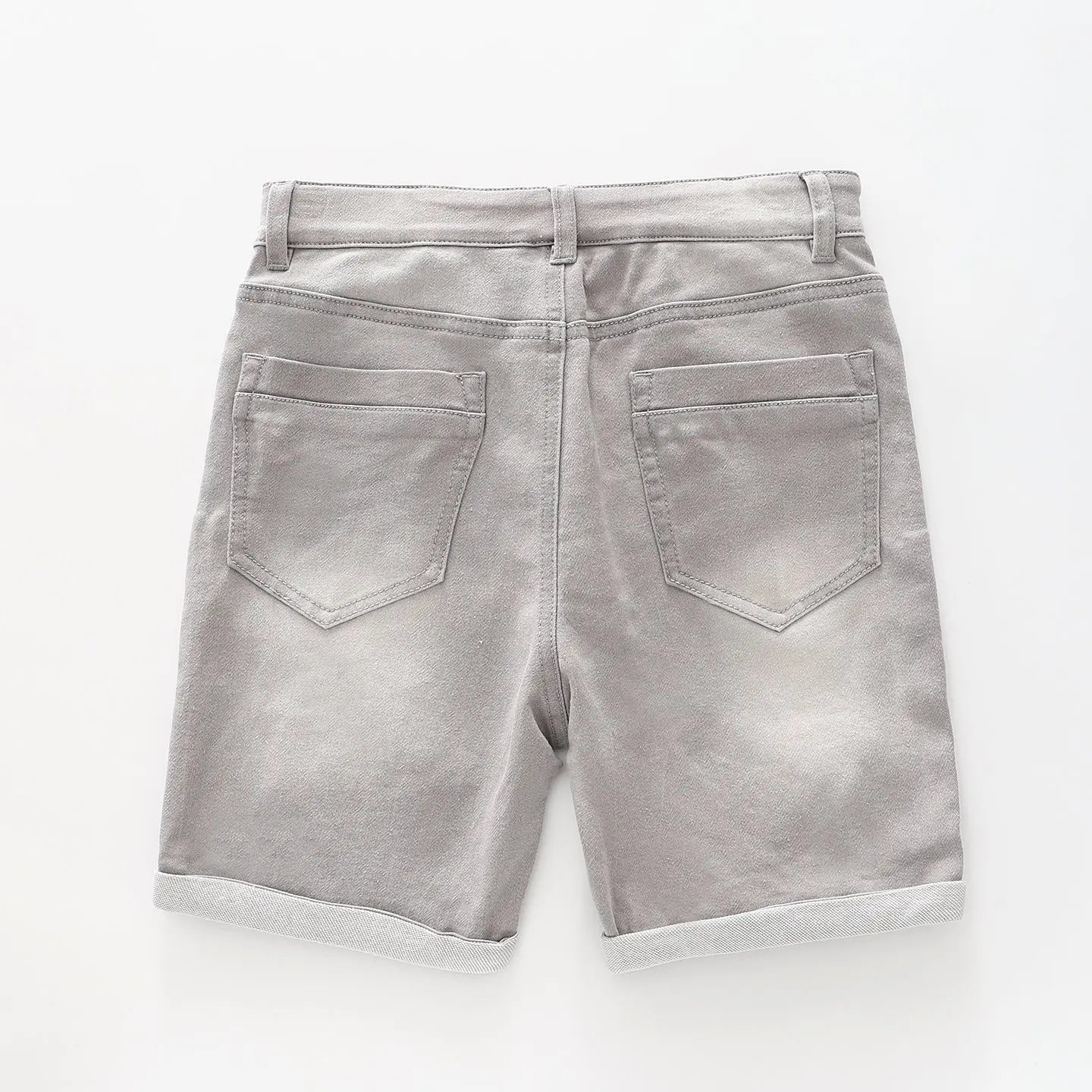 Boy's Grey Jean Shorts Ollies Place