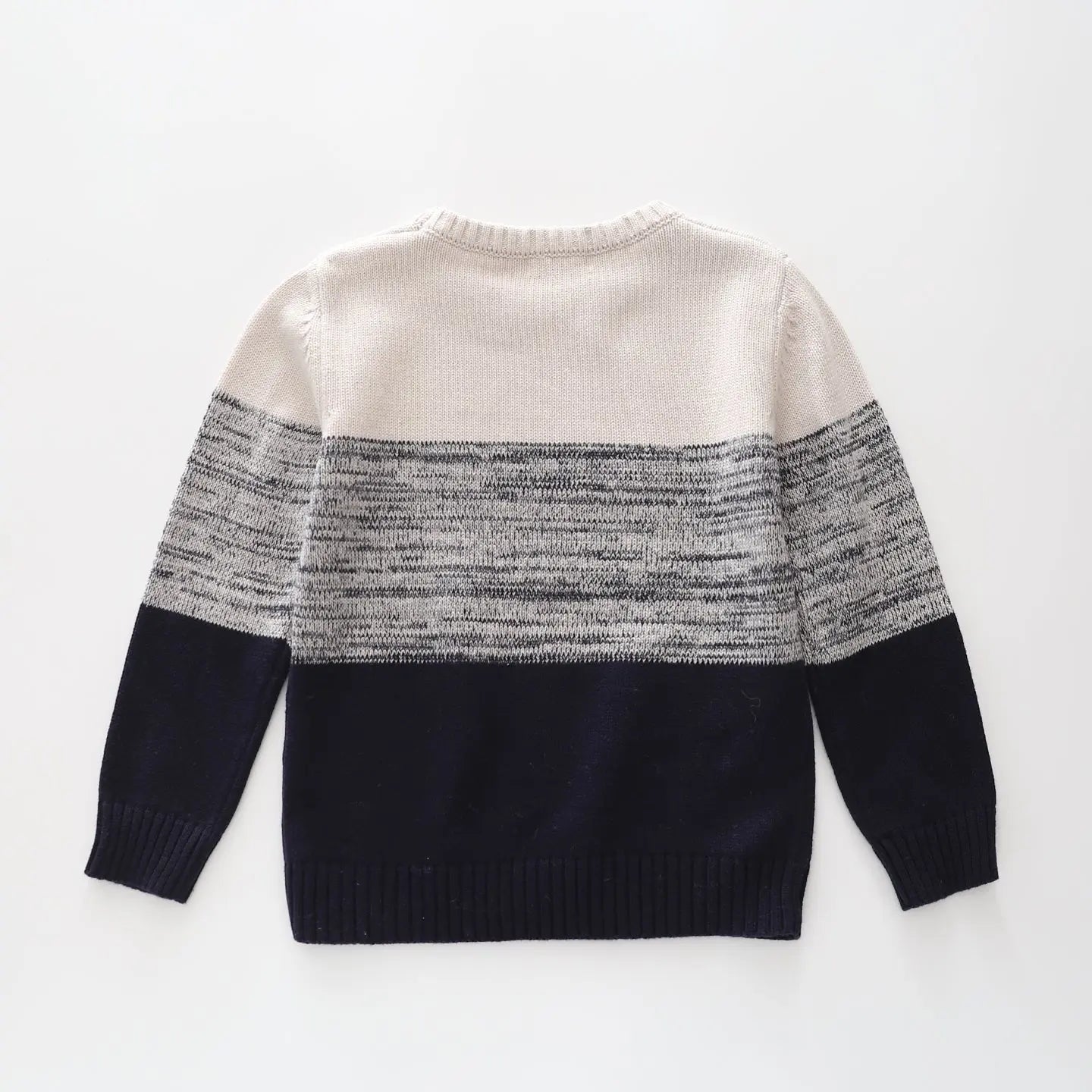 Boys Colour Block Knit Jumper Ollies Place