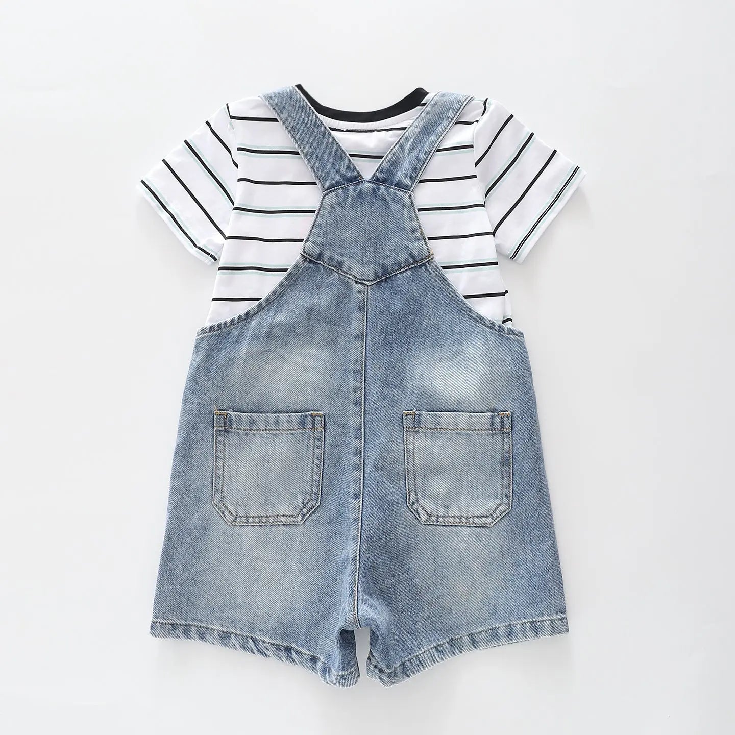 Boys Denim Overalls Set Ollies Place