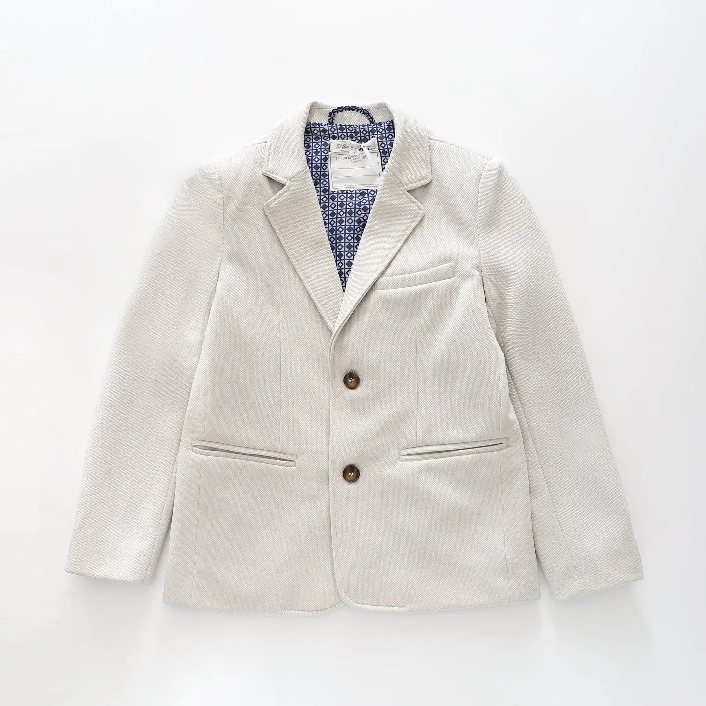 Boys Stone Textured Blazer Ollies Place