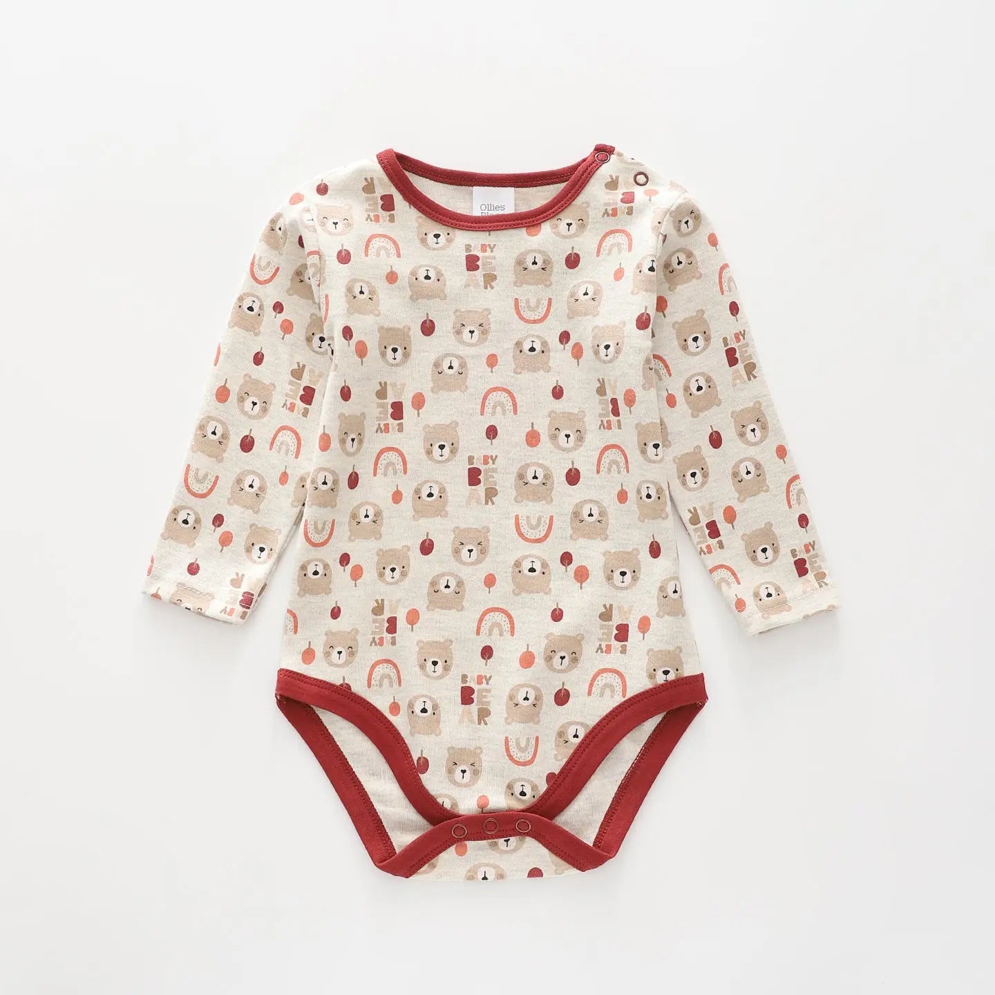 Brown Baby Bear Bodysuit Ollies Place