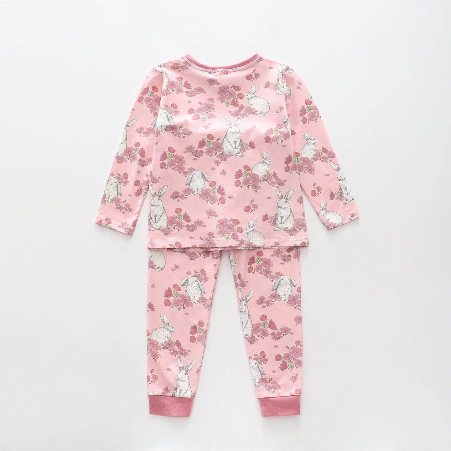 Bunny Tales Pink PJ Set Ollies Place