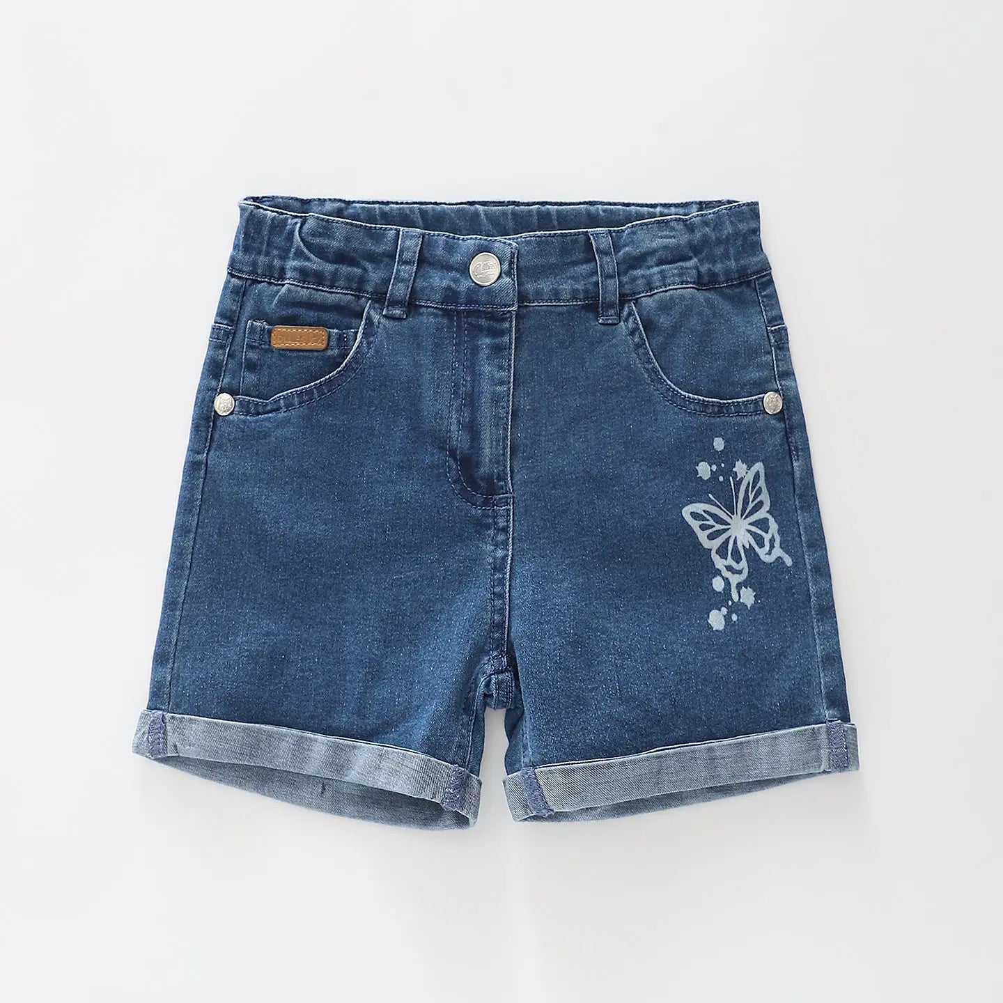 Butterfly Denim Shorts Ollies Place