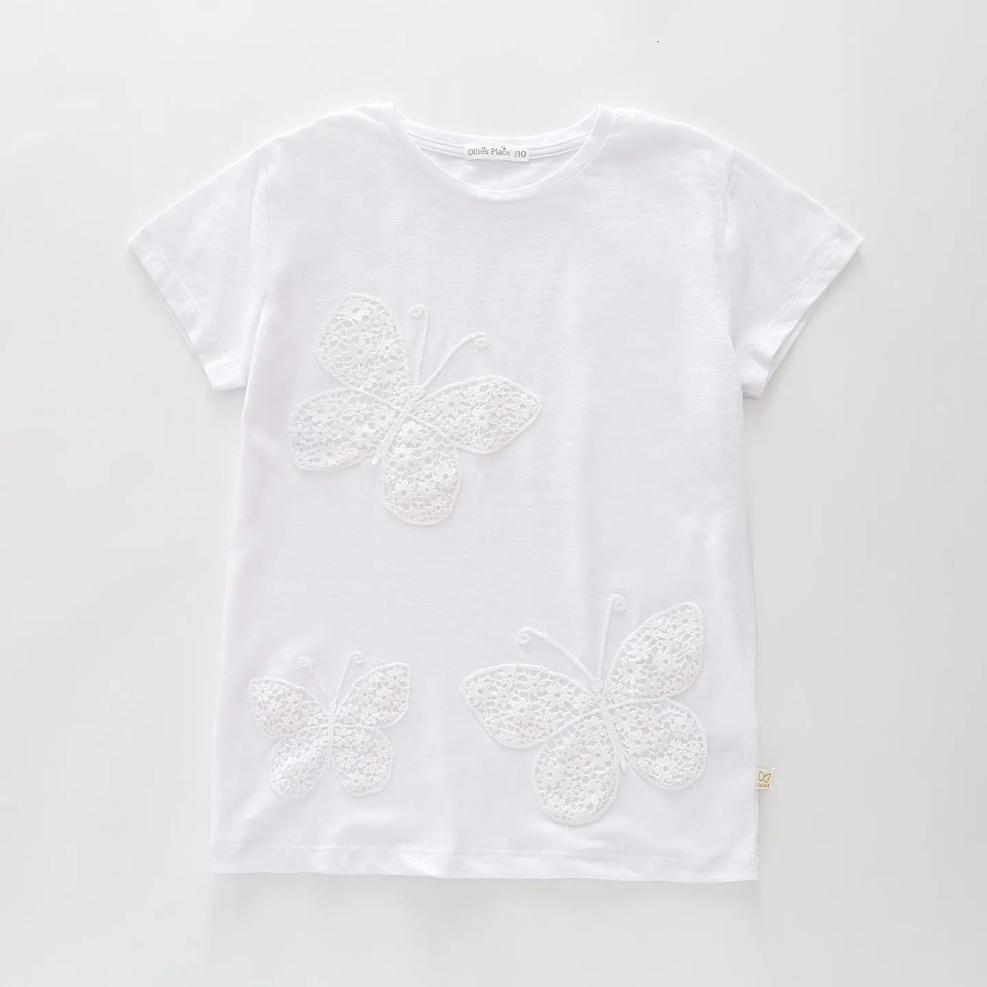 Butterfly Lace Girls Tee Ollies Place