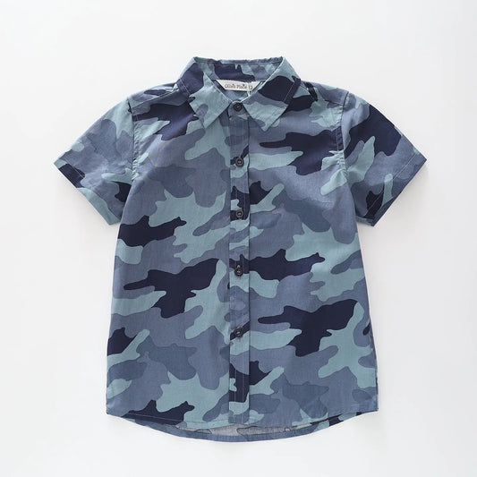 Camo Collared Shirt Ollies Place