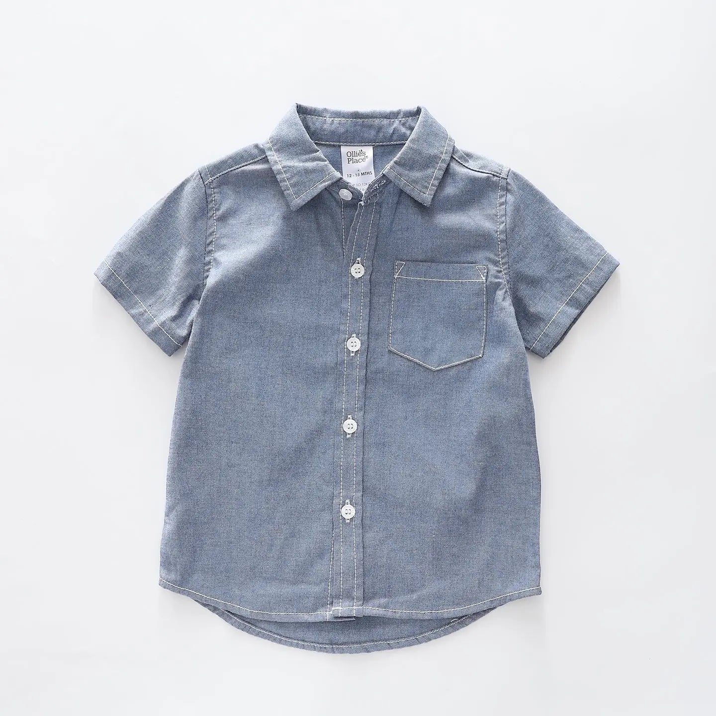 Chambray Denim Shirt Ollies Place