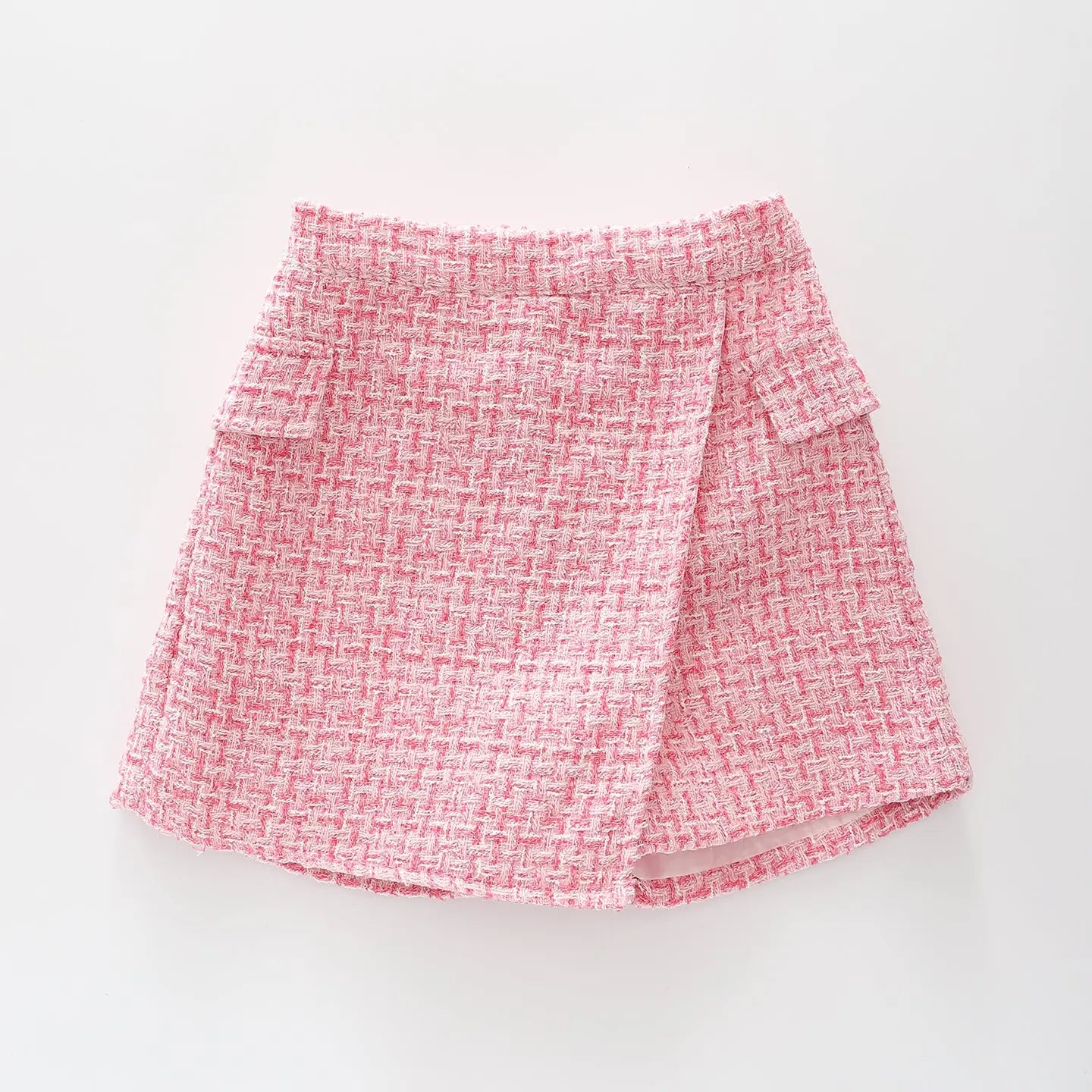 Cherry Pink Tweed Skort Ollies Place