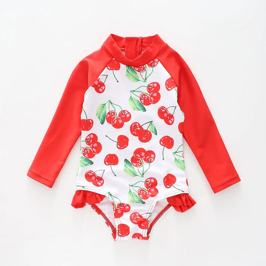 Cherry Print Paddle Suit Ollies Place