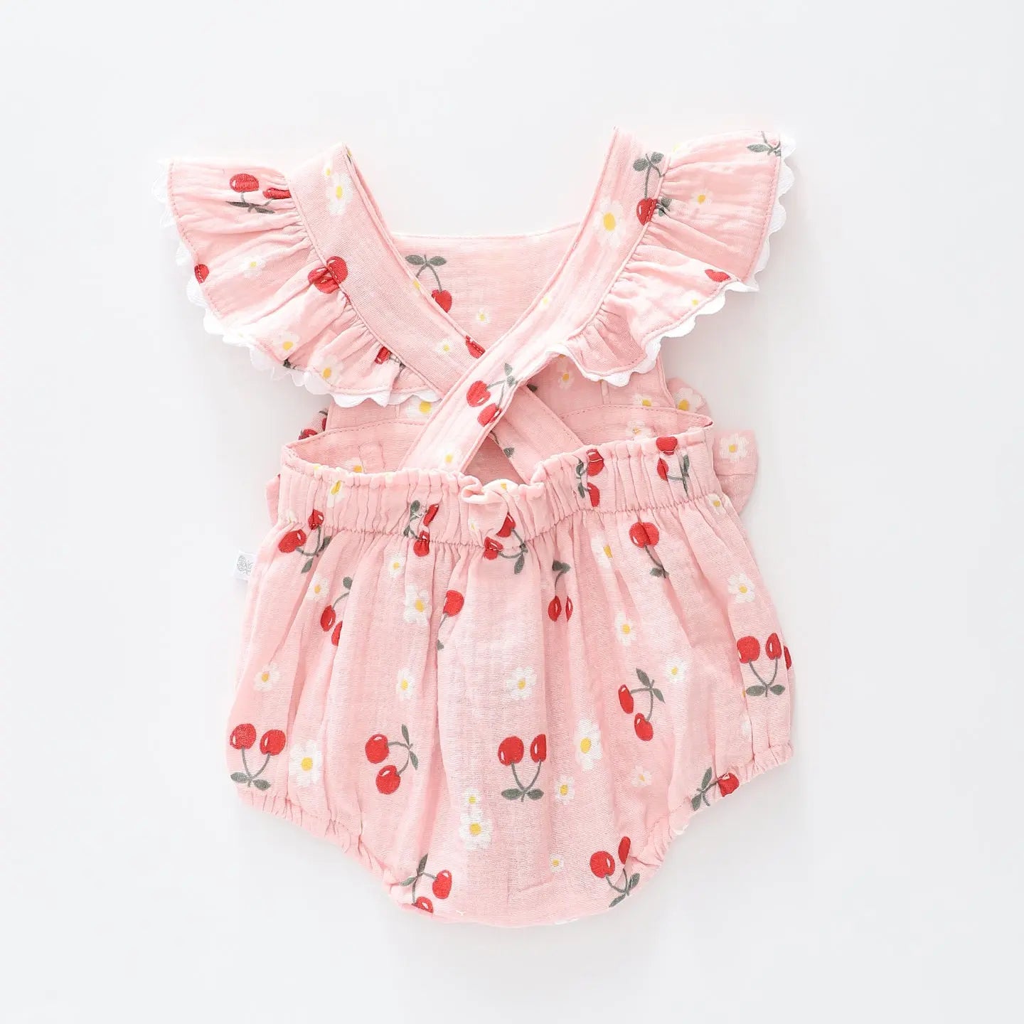 Cherry Ruffle Romper Ollies Place