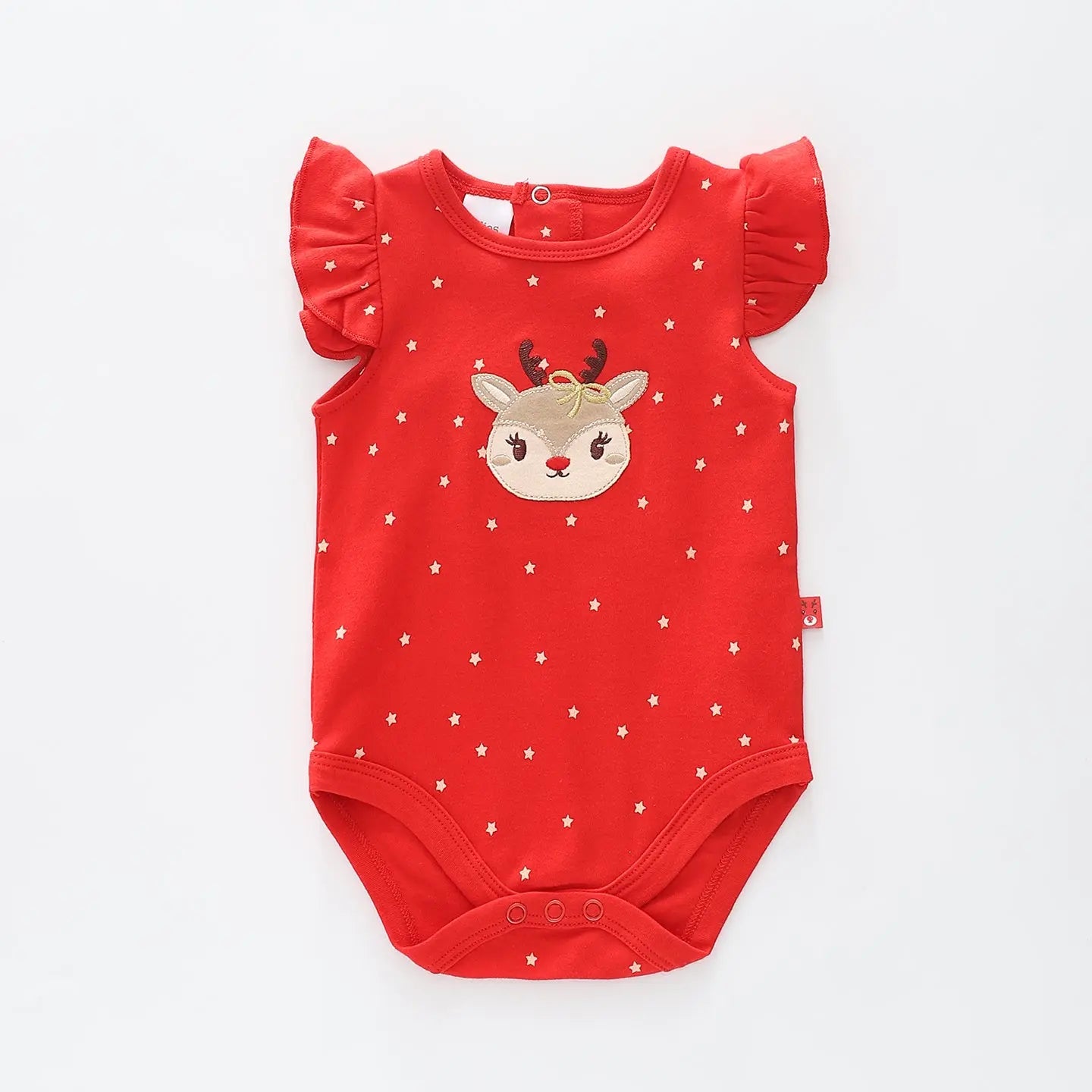 Christmas Reindeer Baby Bodysuit Ollies Place
