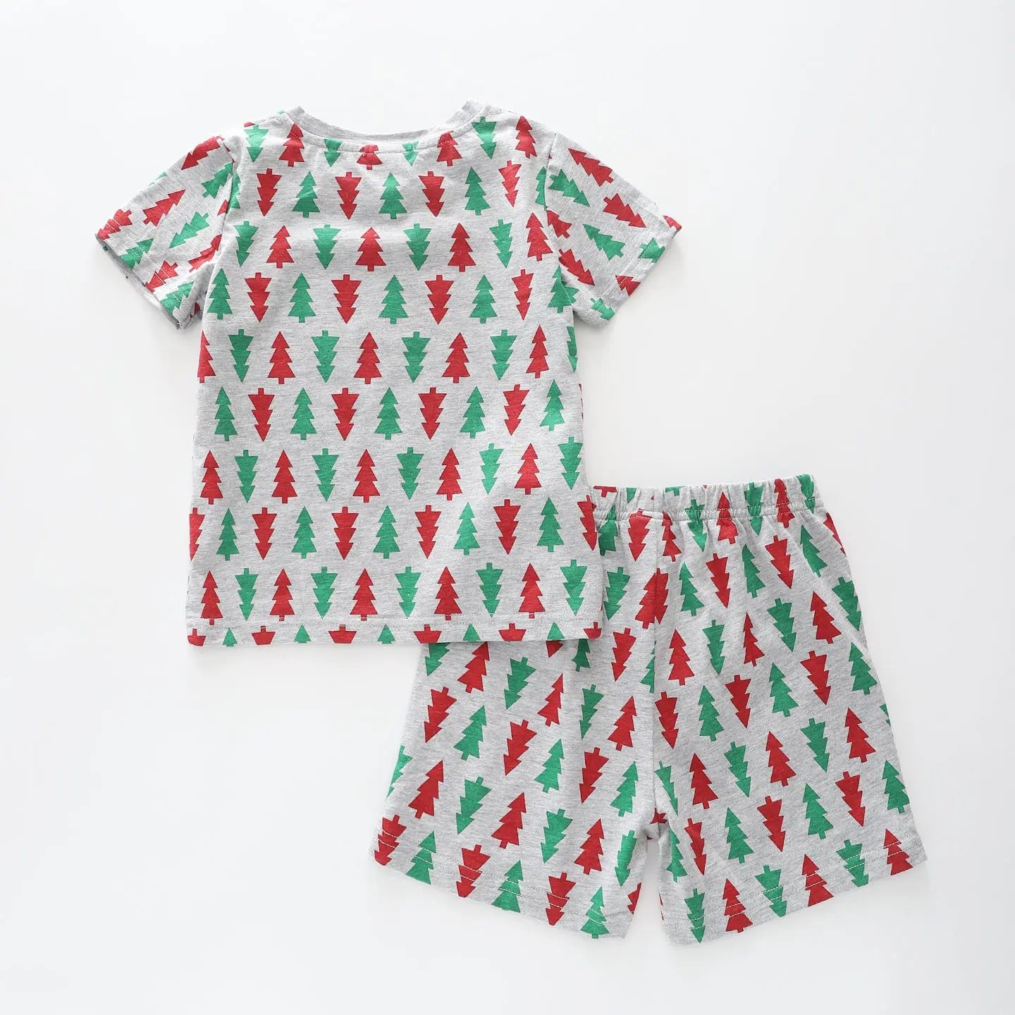Christmas Tree Print Pyjama Set Ollies Place