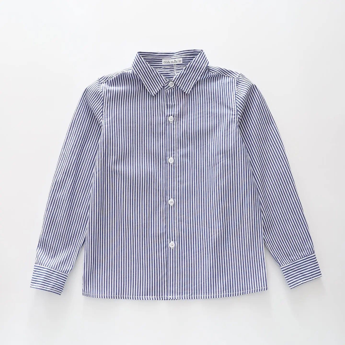 Classic-blue-striped-ls-shirt Ollies Place